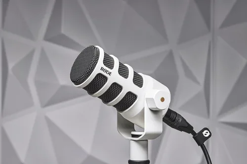 Miniatura 7 de RØDE PodMic - Micrófono cardioide de transmisión dinámica, color blanco PodMic Blanco