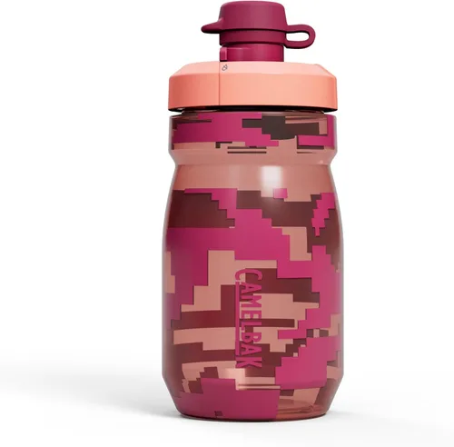 Miniatura 8 de CamelBak Podium Dirt Series - Botella de agua para bicicleta de montaña de 15 onzas con tapa antibarro - Botella fácil de estrujar - Se adapta a