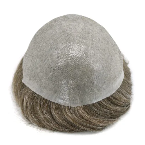 Miniatura 35 de Toupee for Men Human Hair Pieces Ultra Thin Skin Mens Toupee Hair Replacement System Mens Hair Units for Men