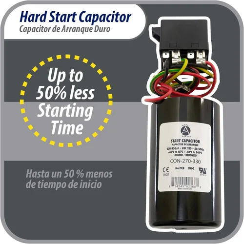 Miniatura 5 de Appli Parts APHS-3 Kit de arranque duro de 4 a 5 toneladas 208-265 V, 1 Ph para aire acondicionado incluye condensador 270-324mfd 330V y potencial