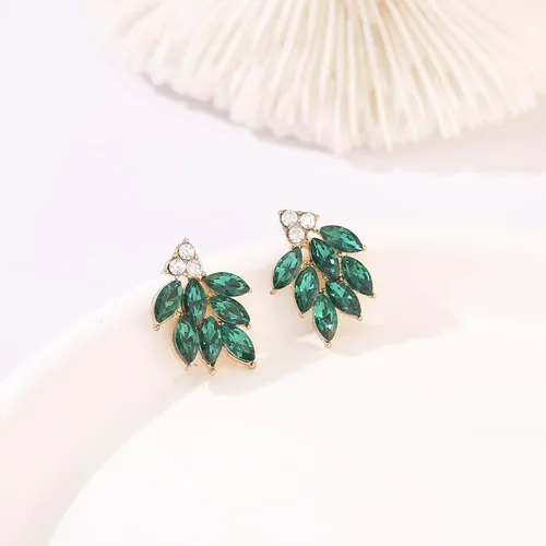 Miniatura 4 de Aretes de diamantes de imitación para mujer, pequeños y delicados aretes de gota de cristal para niñas, lindos bisutería para novia, boda, fiesta