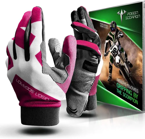 POISON SCORPION Motocicleta Motocross Dirt Bike Guantes para hombres y mujeres