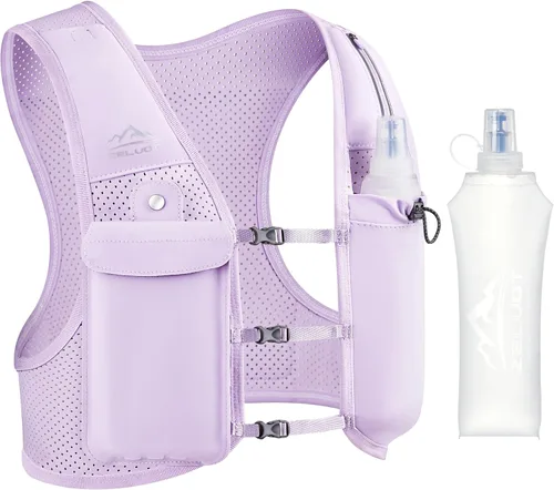 Miniatura 11 de Zelvot Chaleco para Correr para Mujeres y Hombres, Patente Original de EE. UU., Chaleco de Hidratación para Correr con Correas de Pecho Ajustables