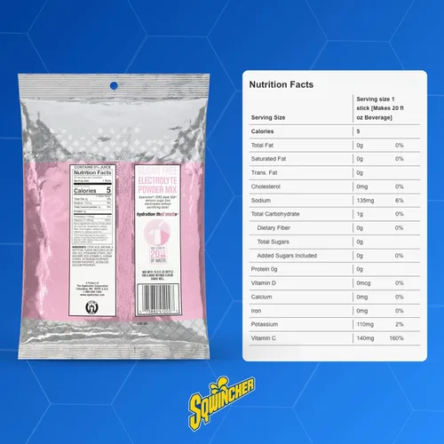 Miniatura 6 de Sqwincher Zero Qwik Stik, Limonada de Fresa, Sin Azúcar, Baja en Calorías, Electrolitos Bajos en Sodio en Polvo para Bebida de Hidratación, 0.11