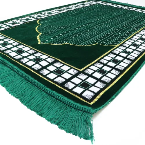 Miniatura 4 de Modefa Alfombra de oración islámica turca, alfombra de terciopelo fina y ligera, alfombra de oración musulmana suave, Janamaz, regalo de Ramadán