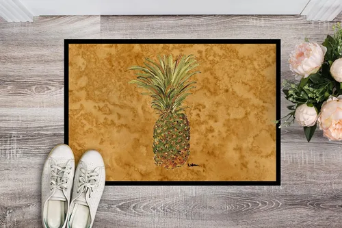 Miniatura 2 de Caroline's Treasures 8654MAT - Tapete de piña de 18 x 27 pulgadas, tapete para puerta delantera, para interiores y exteriores, para entrada