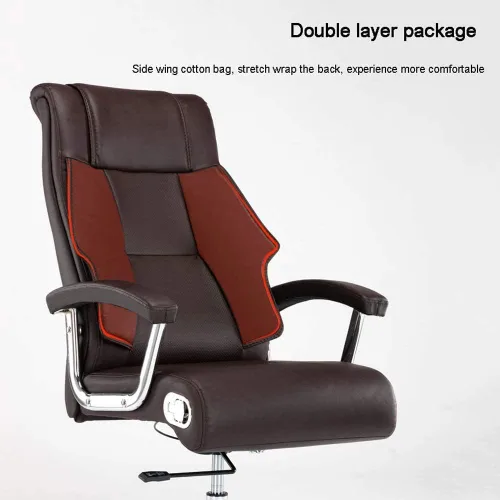 Miniatura 3 de Silla de oficina ajustable ejecutiva, silla ergonómica para computadora con almohadas de espuma viscoelástica en capas (D)