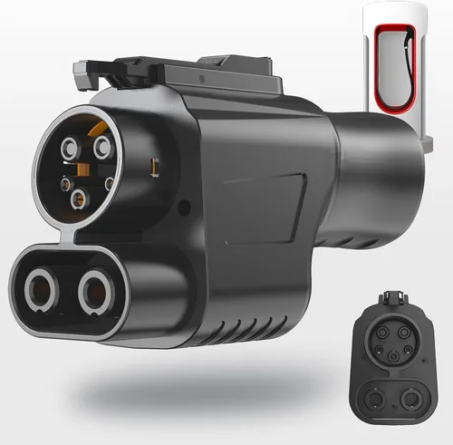 Adaptador de supercargador Tesla mejorado, adaptador NACS a CCS, adaptador de cargador Tesla, Max 500A/1000V 250 kW, apto para Rivian, Ford,