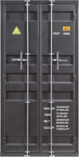 Miniatura 3 de Acme Armario de carga (puerta doble) en Gunmetal