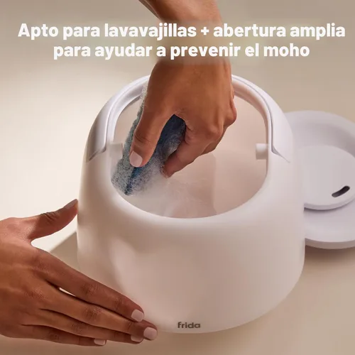Miniatura 5 de Frida Baby Humidificador de niebla fría 3 en 1 para habitaciones grandes, humidificador de relleno superior para recámara, alivio de alergias, Blanco
