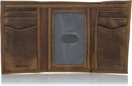 Miniatura 6 de WOLVERINE Men's Leather Trifold Wallet