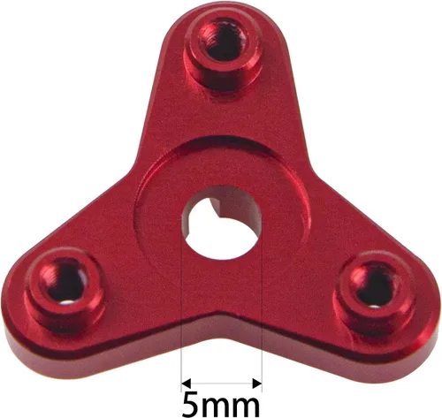 Miniatura 5 de Eliminador de embrague deslizante de aleación de aluminio compatible con Traxxas E-Maxx E-Revo Summit T-Maxx 3.3 Revo 3.3 1/10 RC Piezas de Rojo