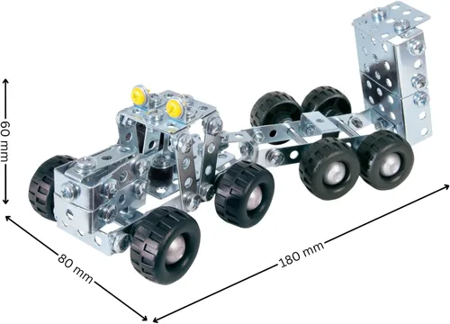Miniatura 7 de Eitech Tractor con remolque, juguete educativo STEM - Introducción a la ingeniería y aprendizaje STEAM, construcción y juego de construcción