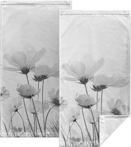 Miniatura 57 de Toallas de Mano Azul Gris Marrón para Baño Negras Pintura Moderna de Arte Abstracto Toallas de Cocina Suave Absorbente Toalla de Huésped Punta