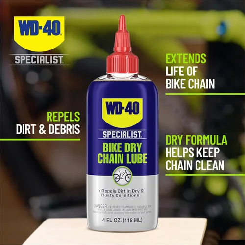 Miniatura 2 de WD-40 Bike - Lubricante para bicicletas de todas las condiciones, limpiador para bicicletas, desengrasante, lubricante seco y húmedo