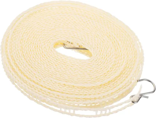 Miniatura 12 de uxcell Tendedero portátil, de nailon de 9.84 pies, resistente al viento, antideslizante, cuerda de lavado para patio, viajes al aire libre, camping