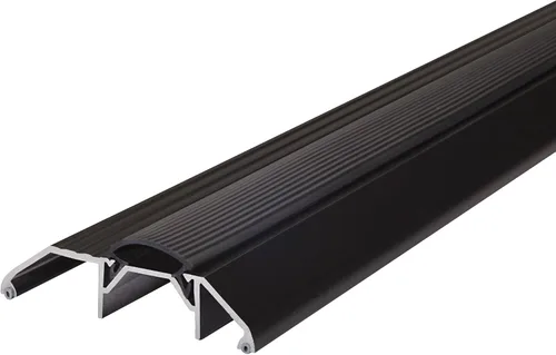 Miniatura 9 de M-D Building Products 08003 3-3/4 pulgadas x 1-1/8 pulgadas x 32 pulgadas. Umbral de alto perfil de aluminio plateado y vinilo resistente