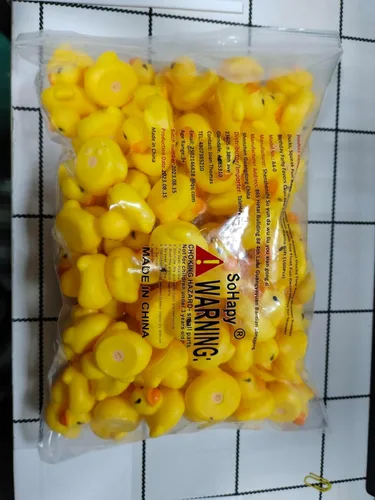 Miniatura 6 de 100 mini patos de goma amarillos pequeños para baby shower, juguete de baño de goma amarillo para bebé, decoración divertida para ducha, fiesta