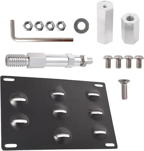 Miniatura 7 de Gancho de remolque para parachoques delantero, soporte de montaje de placa de matrícula para A4 S4 A5 S5 A7