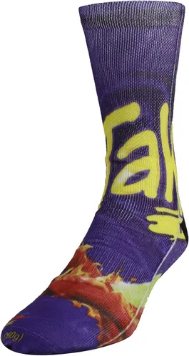 Miniatura 6 de STEPUP SOX Calcetines unisex divertidos y coloridos con estampado de calaveras de alimentos en 3D calcetines de tubo de baloncesto Takis Fuego M