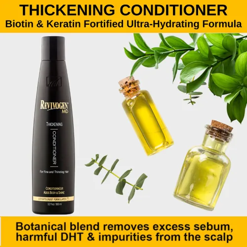 Miniatura 5 de Revivogen MD Acondicionador espesante, acondicionador para adelgazamiento del cabello, acondicionador de pérdida de cabello, acondicionador