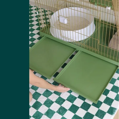 Miniatura 7 de Casa para gatos, jaula para gatos, espacio libre súper grande, casa de dos pisos, doble y tres pisos, casa para gatos
