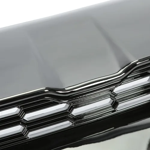 Miniatura 8 de Kojem Capó Rejilla de Ventilación de Entrada de Aire Cubierta Compatible con Mini Cooper S R55 R56 R57 R58 R59 2007-2013 Negro Pintado-negro
