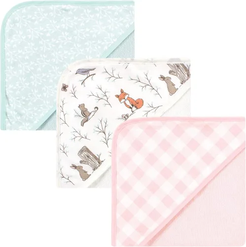 Miniatura 33 de Hudson Baby Toallas unisex con capucha de algodón para bebé, unicornio rosa, talla única