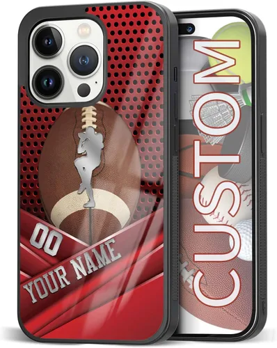Miniatura 35 de Fundas de teléfono personalizadas con nombre, diseño vintage con textura de metal para iPhone 6, 7, 8, 11, 12, 13, 14, 15, 16, 17 Pro Max Plus Mini