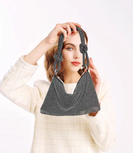 Miniatura 6 de Covelin Bolso de mano de diamante brillante de moda para mujer