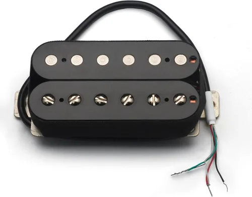 Miniatura 7 de SAPHUE Alnico 2 Pastilla de Guitarra Eléctrica N-50 7-8K/B-52 8-9K Humbucker Alnico II Pickup Repuestos de guitarra de doble bobina (negro)