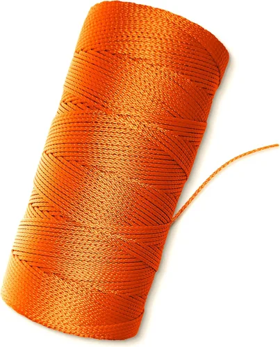 Miniatura 5 de Cuerda de hilo blanco brillante, #18, cuerda de nailon fuerte, 250 pies de longitud, cuerda blanca para jardinería, cordel de nailon para plantas