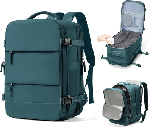 Miniatura 10 de Mochila de Viaje con Sellado al Vacío y Bomba, Mochila Grande de Transporte con Vacío para Hombres y Mujeres, Mochila de Viaje de Compresión al