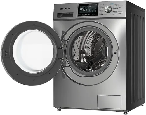 Miniatura 3 de Contoure Arandela apilable de carga frontal de 24", 2.7 pies cúbicos de alta eficiencia, 16 ciclos de lavado, controles táctiles LED, 1400 RPM
