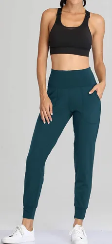 Miniatura 56 de Oalka - Pantalones deportivos para mujer, con cintura alta y bolsillos, para hacer deporte, yoga y entrenar