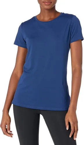 Miniatura 46 de Amazon Essentials Camiseta de manga corta con cuello redondo para mujer, de secado rápido, para entrenamiento, gimnasio, paquete múltiple