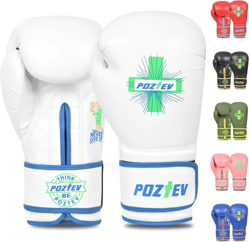 Miniatura 10 de Guantes de boxeo para hombres y mujeres, guantes de entrenamiento profesionales para sparring, entrenamiento de bolsa pesada, guantes de enfoque