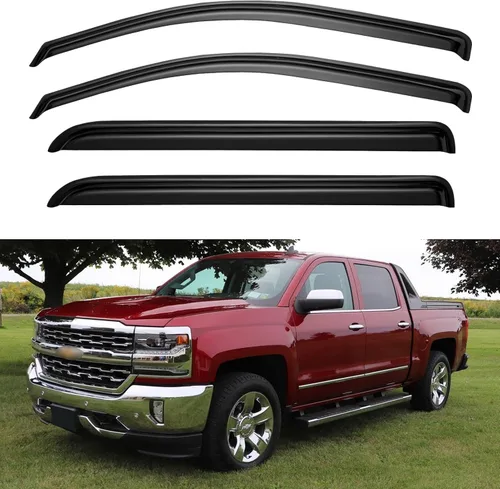 Miniatura 21 de Visores para ventanas y protectores contra la lluvia para Ford F150 de cabina estándar 1980-1996, Deflectores de viento y protectores para ventanas