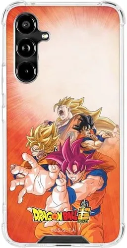 Miniatura 9 de Skinit Funda transparente compatible con Galaxy A54 5G – Diseño oficial de Dragon Ball Super Goku Vegeta Super Ball Azul - DBZSPR02