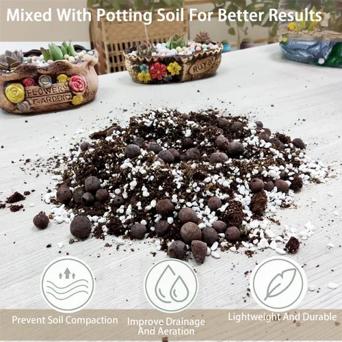 Miniatura 3 de Vermiculita gruesa natural de 2 cuartos para plantas, mezcla mineral orgánica para macetas, hidroponía, terrarios, orquídeas, hongos o hábitats