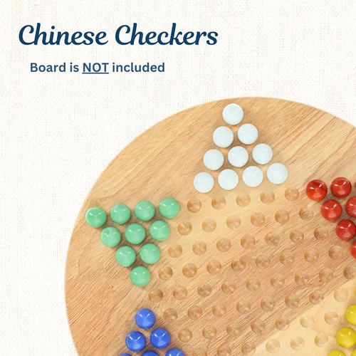 Miniatura 5 de WE Games Canicas de vidrio de repuesto para damas chinas