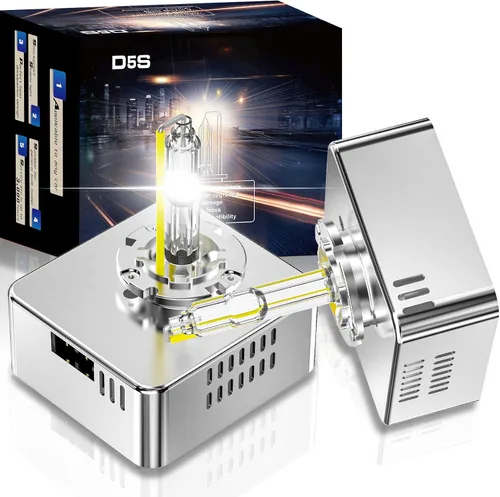 Miniatura 11 de Bombilla de Faros Delanteros HID Xenón D1S, Bombillas D1S 6000k Blanco Frío, 35W Haz Alto Bajo 66144 66140 85140 85415 Reemplazo de Faro Delantero