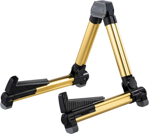 Miniatura 11 de ENO MUSIC Soporte de guitarra - Alumium Alloy A-Frame Soporte plegable universal, adecuado para guitarras acústicas, eléctricas y bajas, color negro