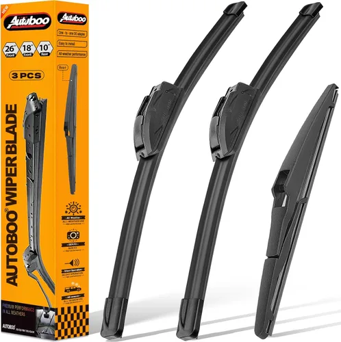 Miniatura 40 de AUTOBOO - Limpiaparabrisas de repuesto 26 + 20 pulgadas con limpiaparabrisas trasero de 12 pulgadas para BMW X3, X4, 2018, 2019, 2020, 2021, 2022