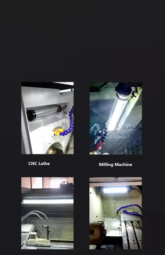 Miniatura 5 de Iluminación de máquina LED de 10 W QUJILINE Luces de tubo de fresado CNC Torno de perforación Máquina Led Luz de trabajo Lámpara a prueba