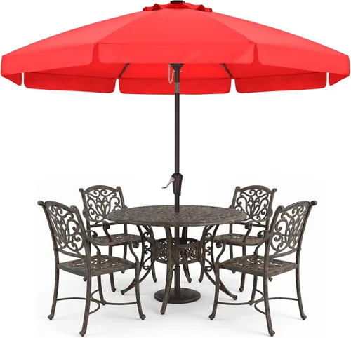 Miniatura 10 de ABCCANOPY Sombrillas prémium de 10 pies (3.05 m) para patio, beige claro