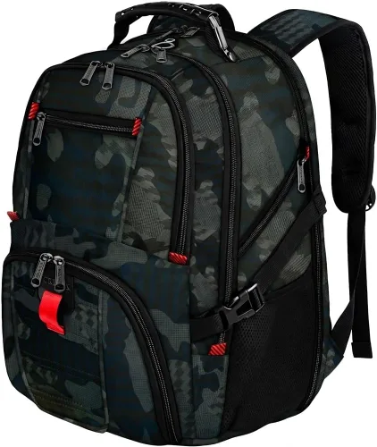Miniatura 13 de YOREPEK - Mochila de viaje extra grande de 13.2 galones para laptop, resistente al agua, aprobada por aerolíneas, puerto de carga USB, para laptops