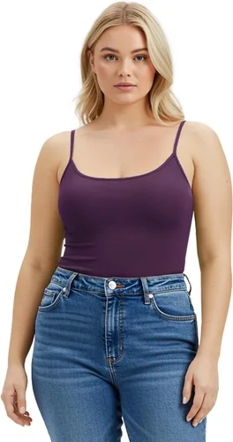 Miniatura 186 de Emmalise Camisola larga casual básica para mujer, con tirantes ajustables, top en capas