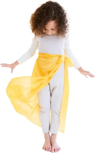 Sarah's Silks Playsilk - Bufandas de juego 100% seda real, teñidas a mano, de colores brillantes, juguetes Montessori y Waldorf para juegos de
