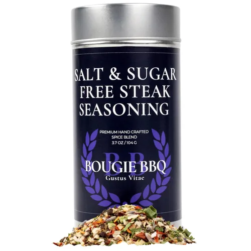 Condimento para carne sin sal y azúcar | Condimento gourmet | Mezcla de especias artesanales | Todo natural | Sin OMG | 3.7 oz (104 g) | Lote